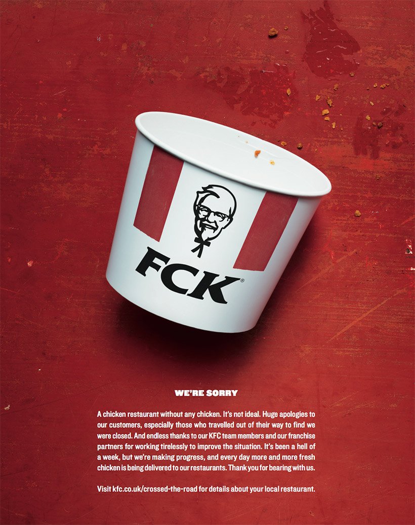 KFC 'FCK'  Mother London - Redação Publicitária